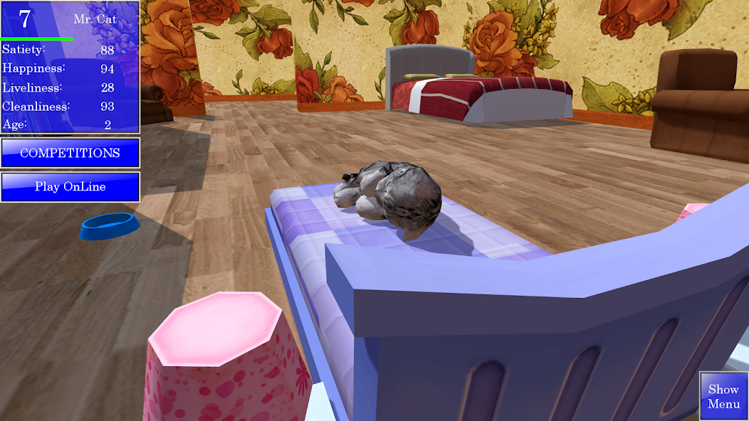 Cute Pocket Cat 3D