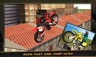 City Bike Roof Jump Stunt Sim