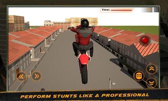 City Bike Roof Jump Stunt Sim