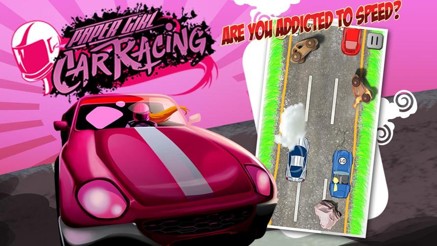 Paper Girl Car Racing Game