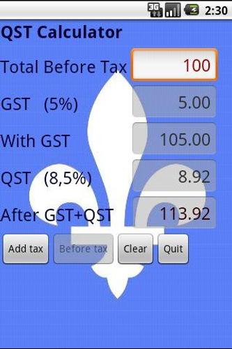 QST Calculator (Free)