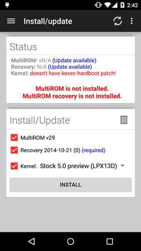 MultiROM Manager