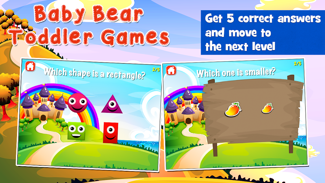 Baby Bear Games for Toddlers