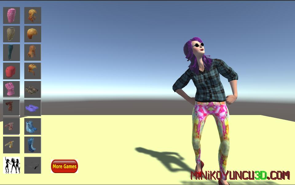 New 3D Dressup Girl Dancing