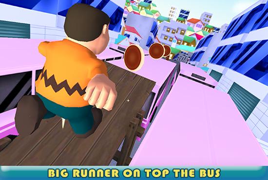 3D Big Boy City Run Dash Surf