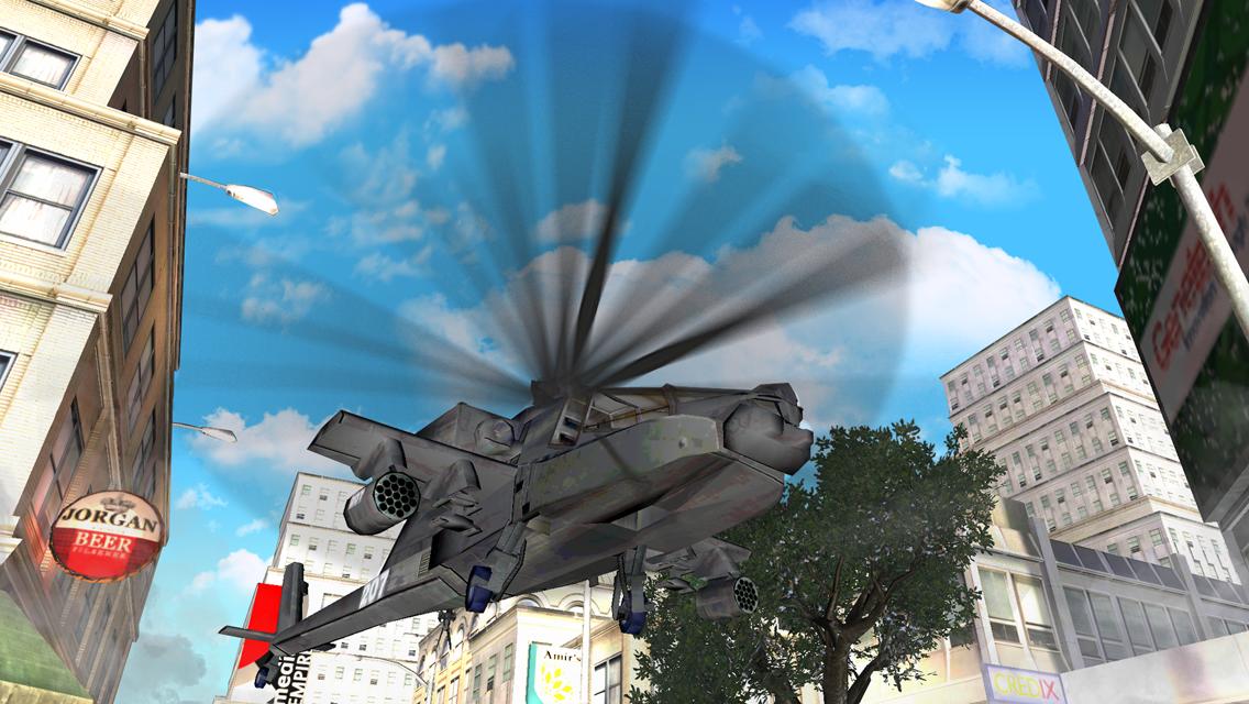 Land a Real Helicopter Gunship