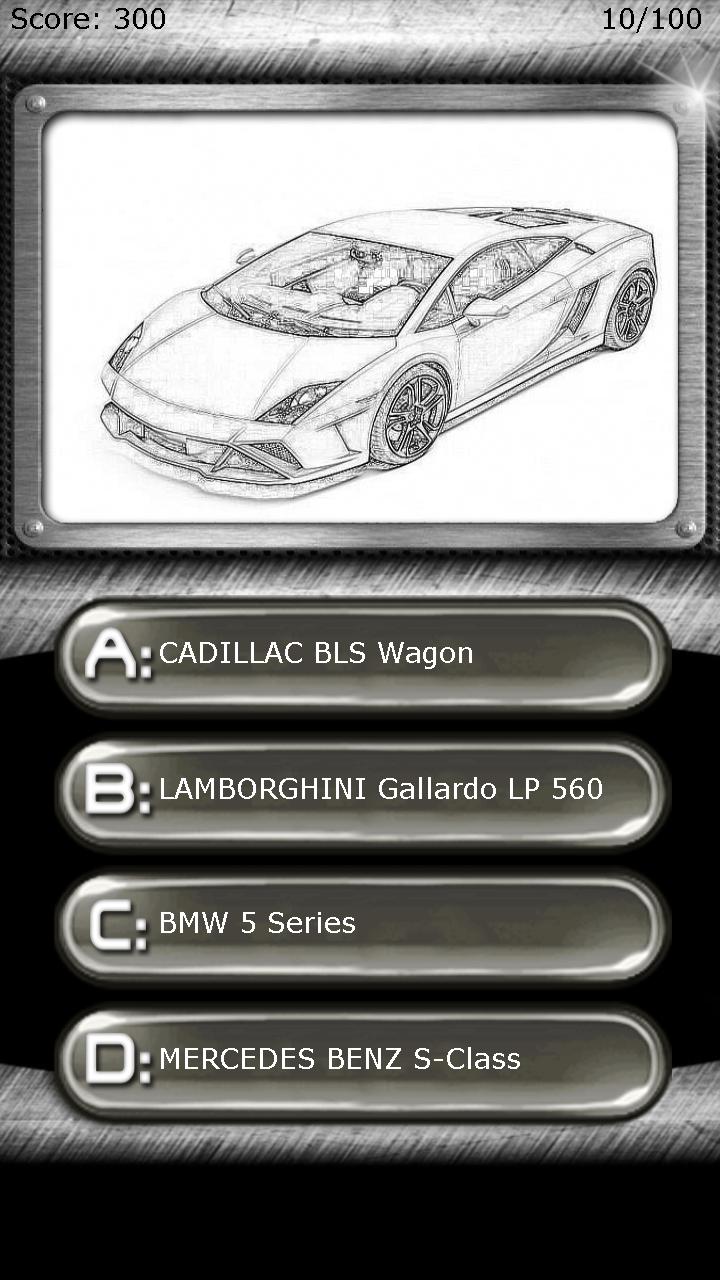 My Super Car & Logo Quiz Test