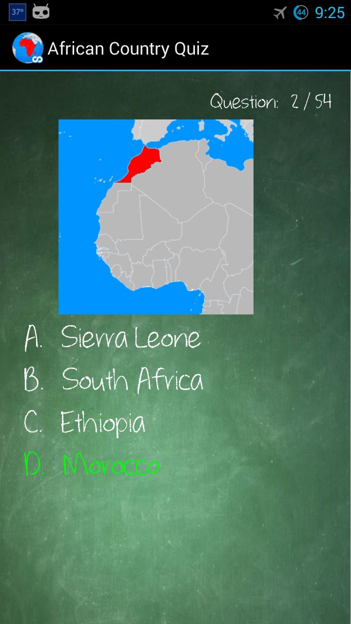 African Country Quiz