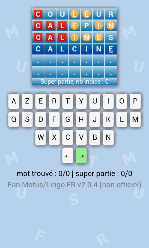 MOTUS FR LINGO FAN