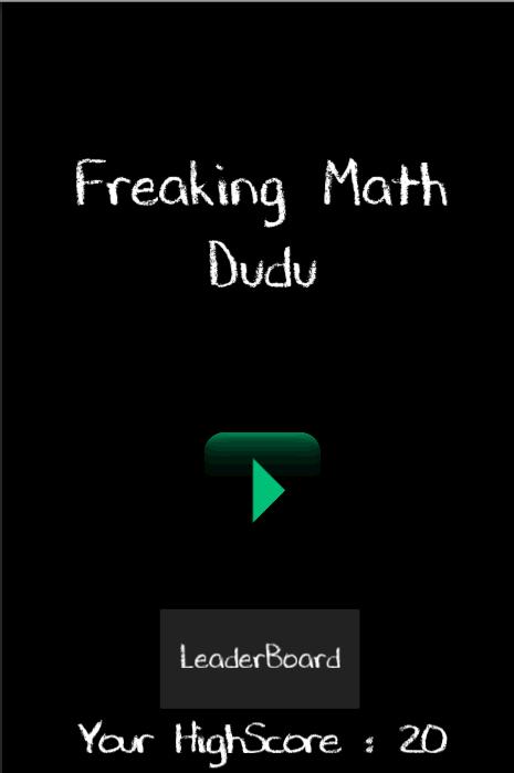 Freaking Math Dudu