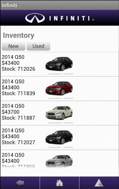 Infiniti Dealer App