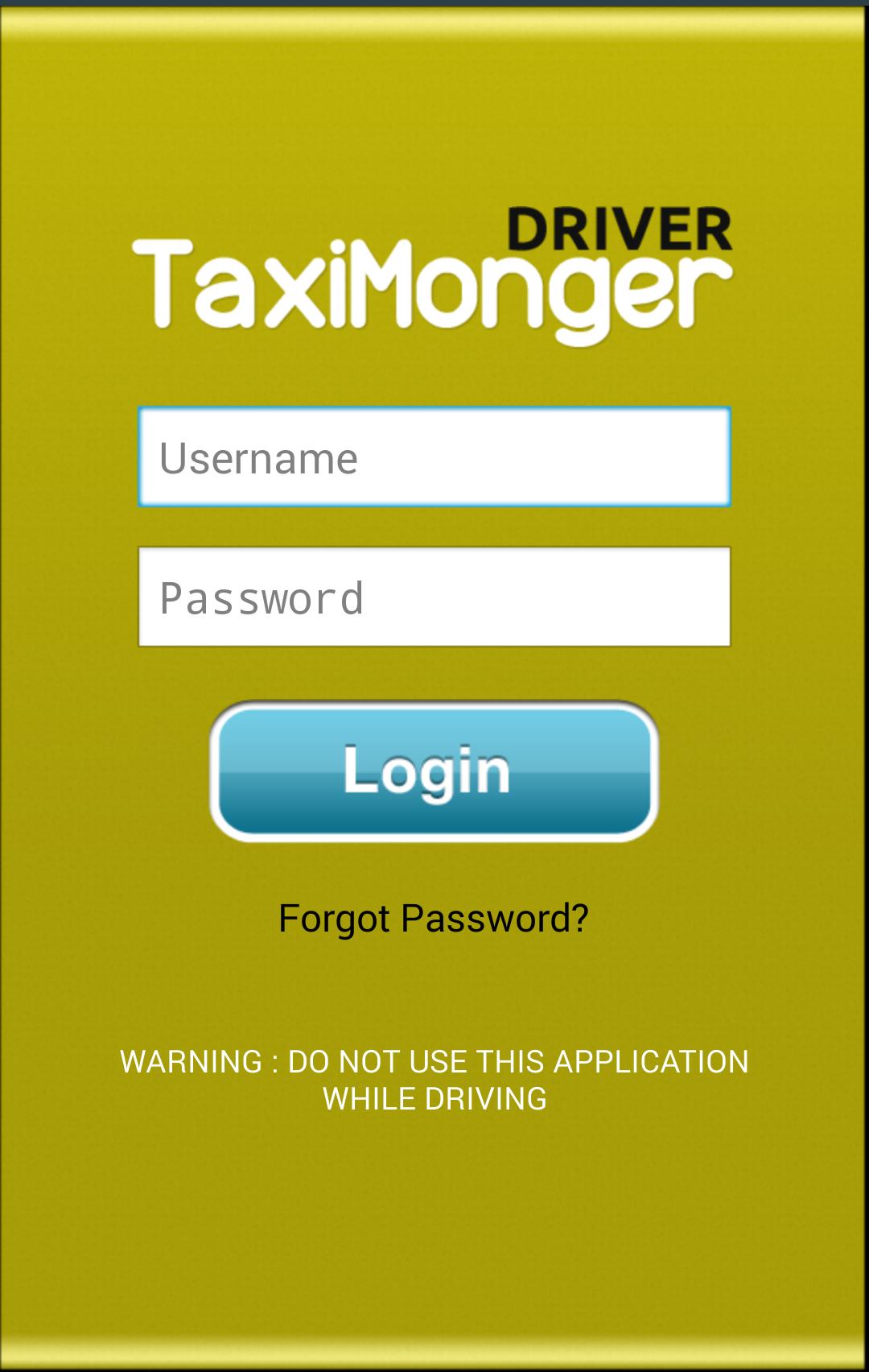 TaxiMonger Driver