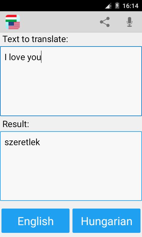 Hungarian English Translator