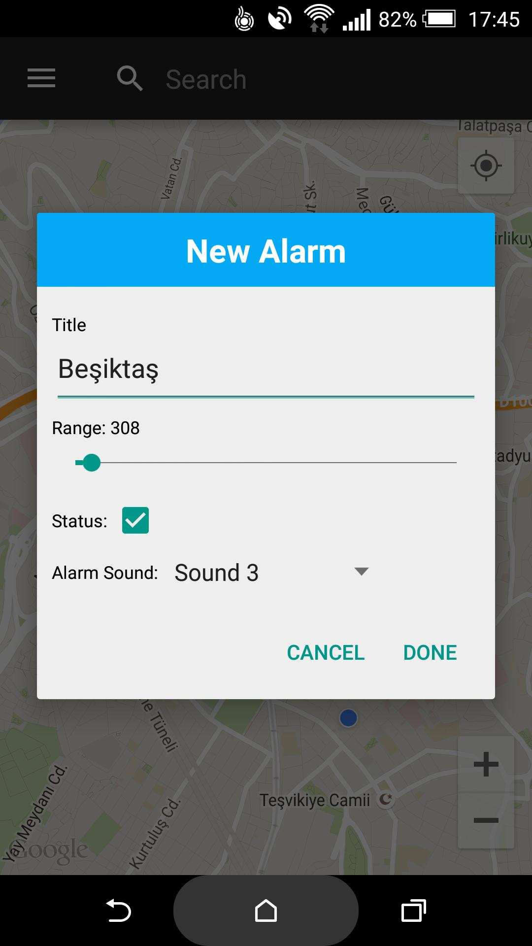 Location Alarm