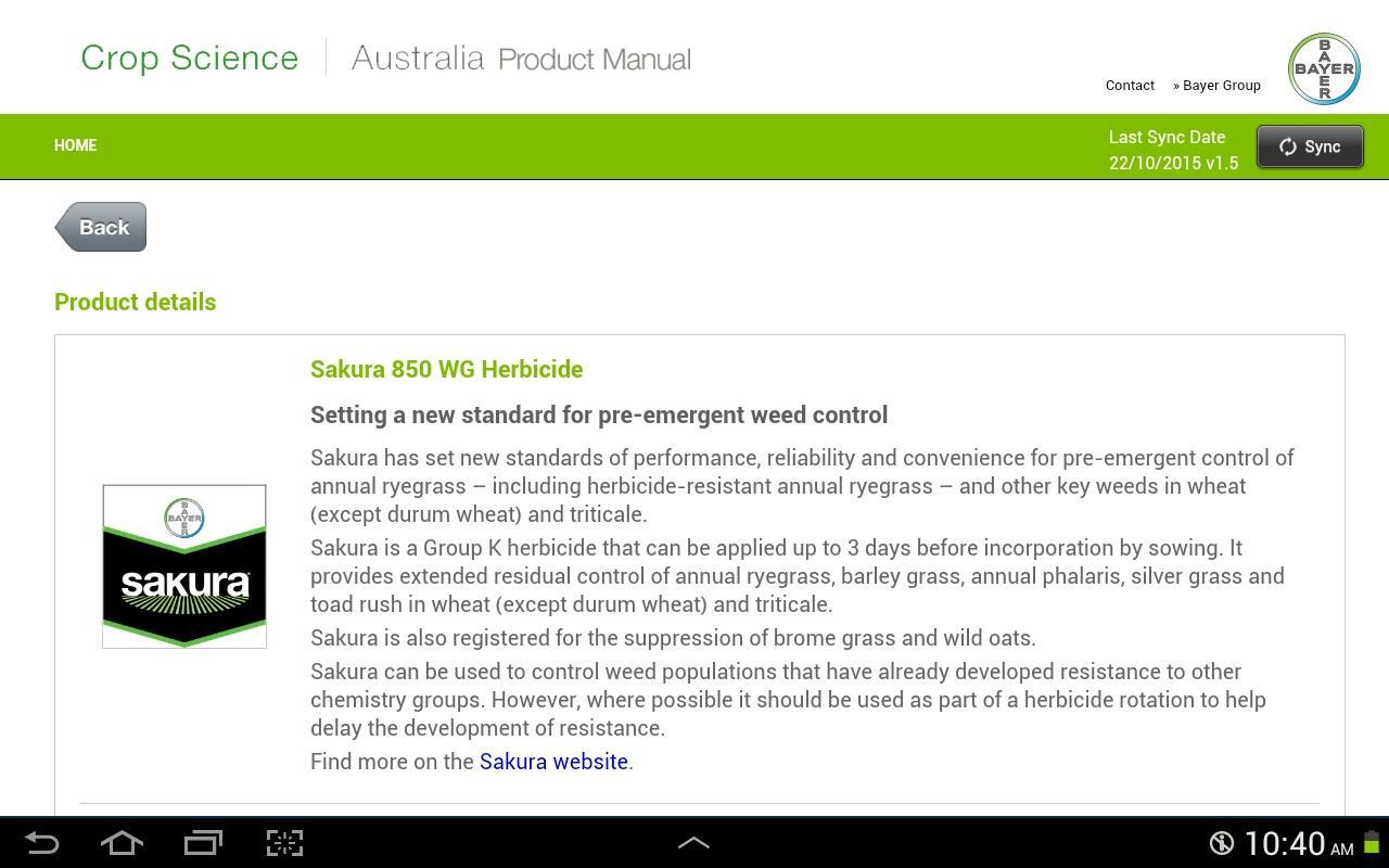 Bayer Crop Product Manual