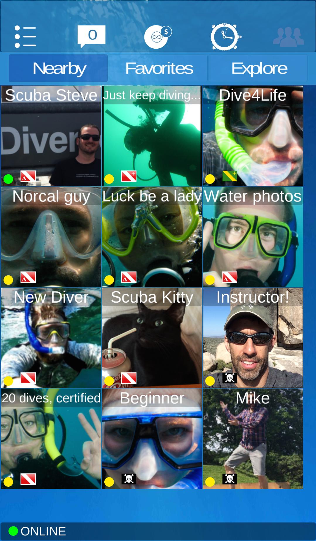 DIVR Scuba Diving Buddy Finder