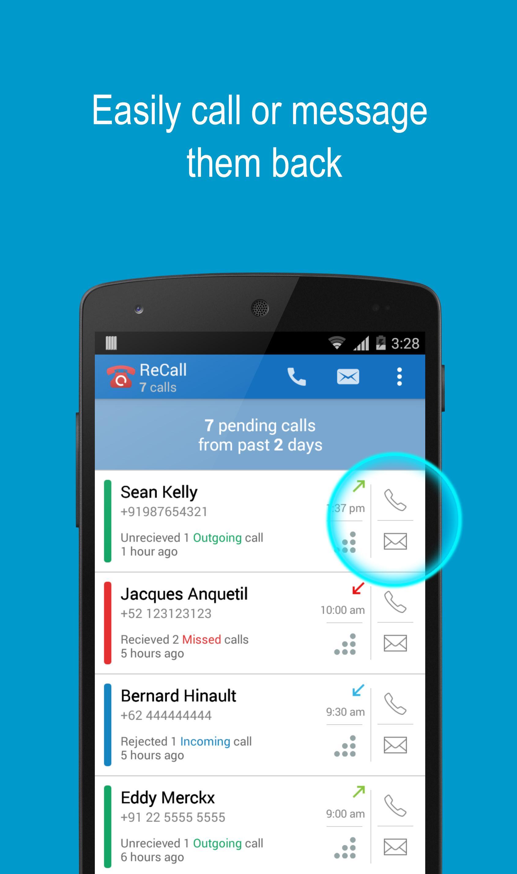 ReCall - Missed Call Tracker