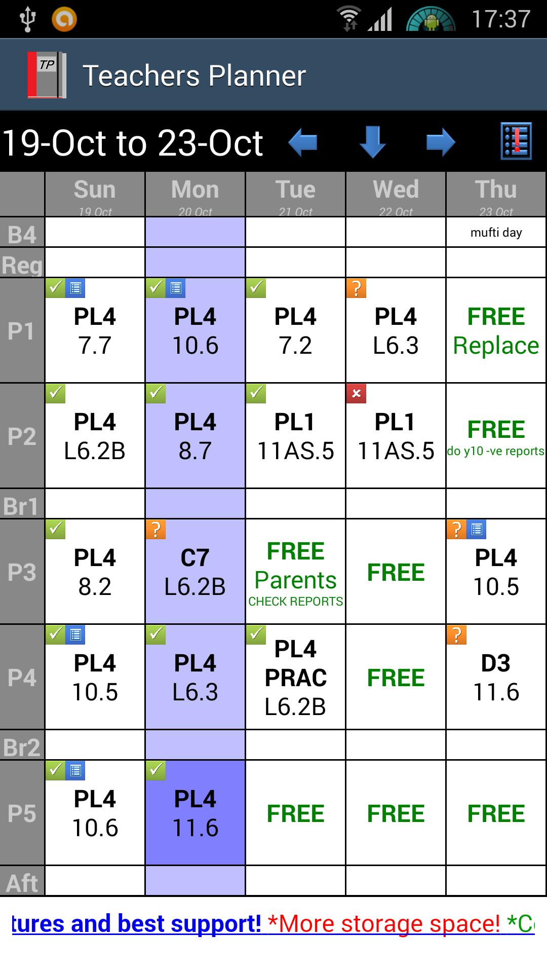 Teachers Planner (OBSOLETE)