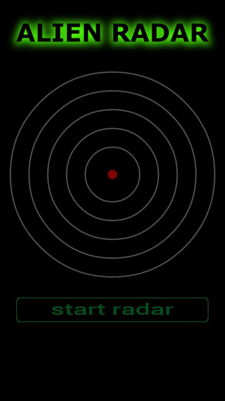 Alien Radar Simulator