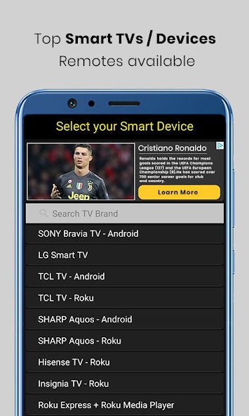 Smart TV Remote Control