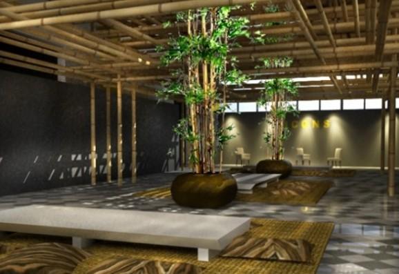 Bamboo restaurant design