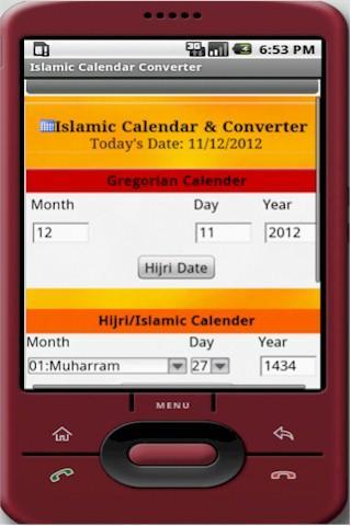 Islamic Calendar Converter