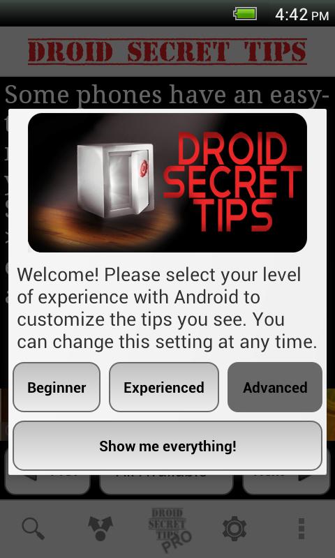 Droid Secret Tips