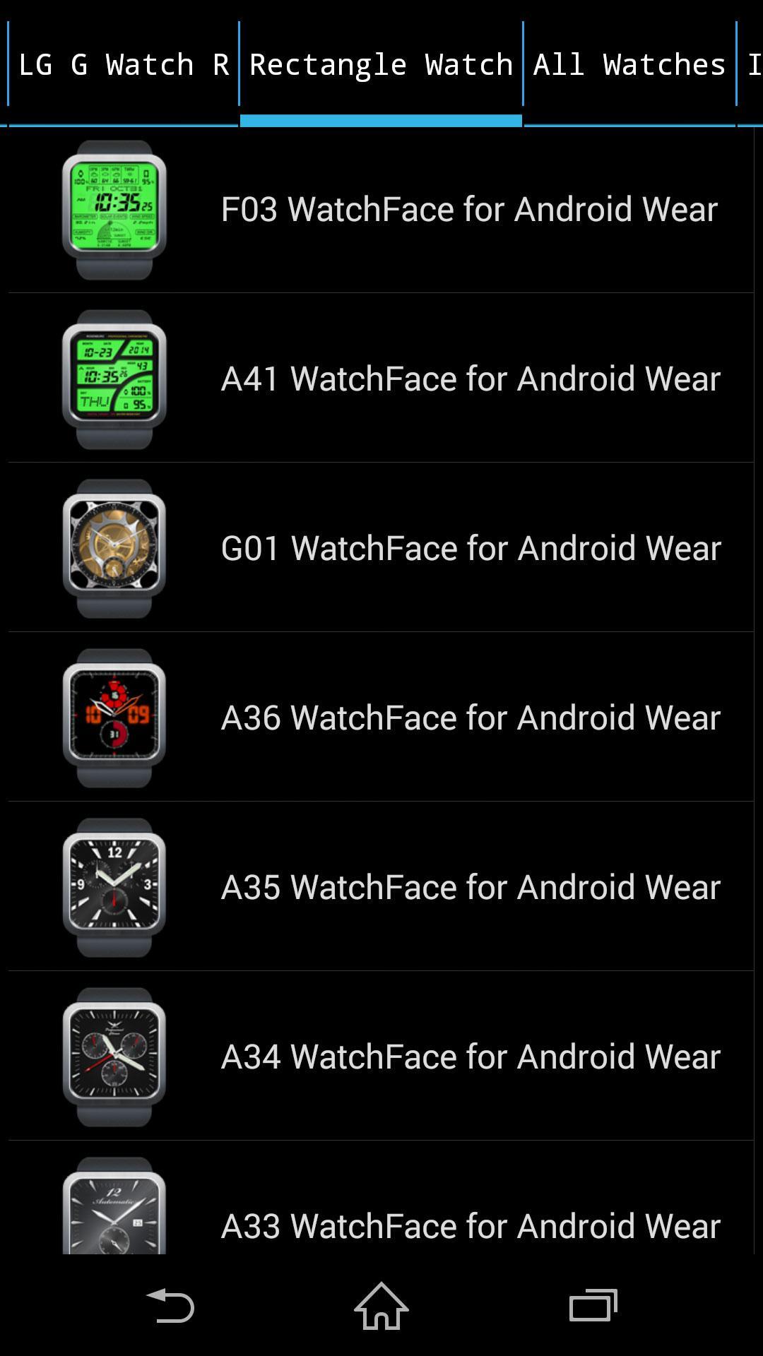 WatchFace Shop for AndroidWear