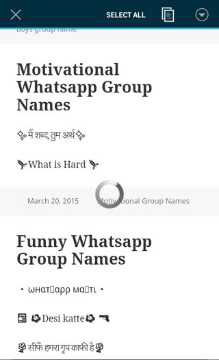 Group Names