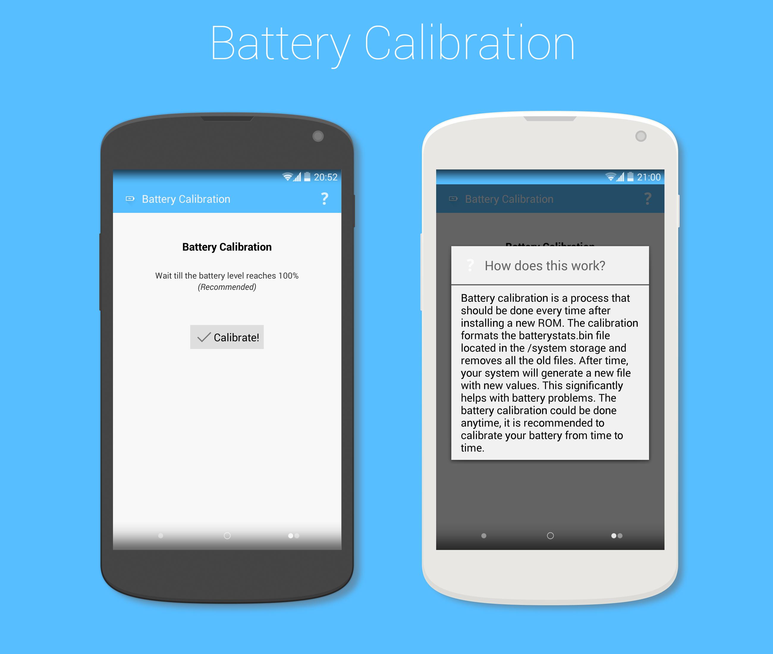 Battery Calibration (Root)