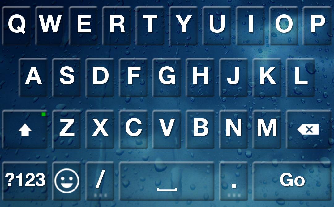 Rain Glass Best Emoji Keyboard