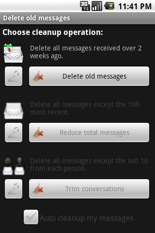 Delete old messages