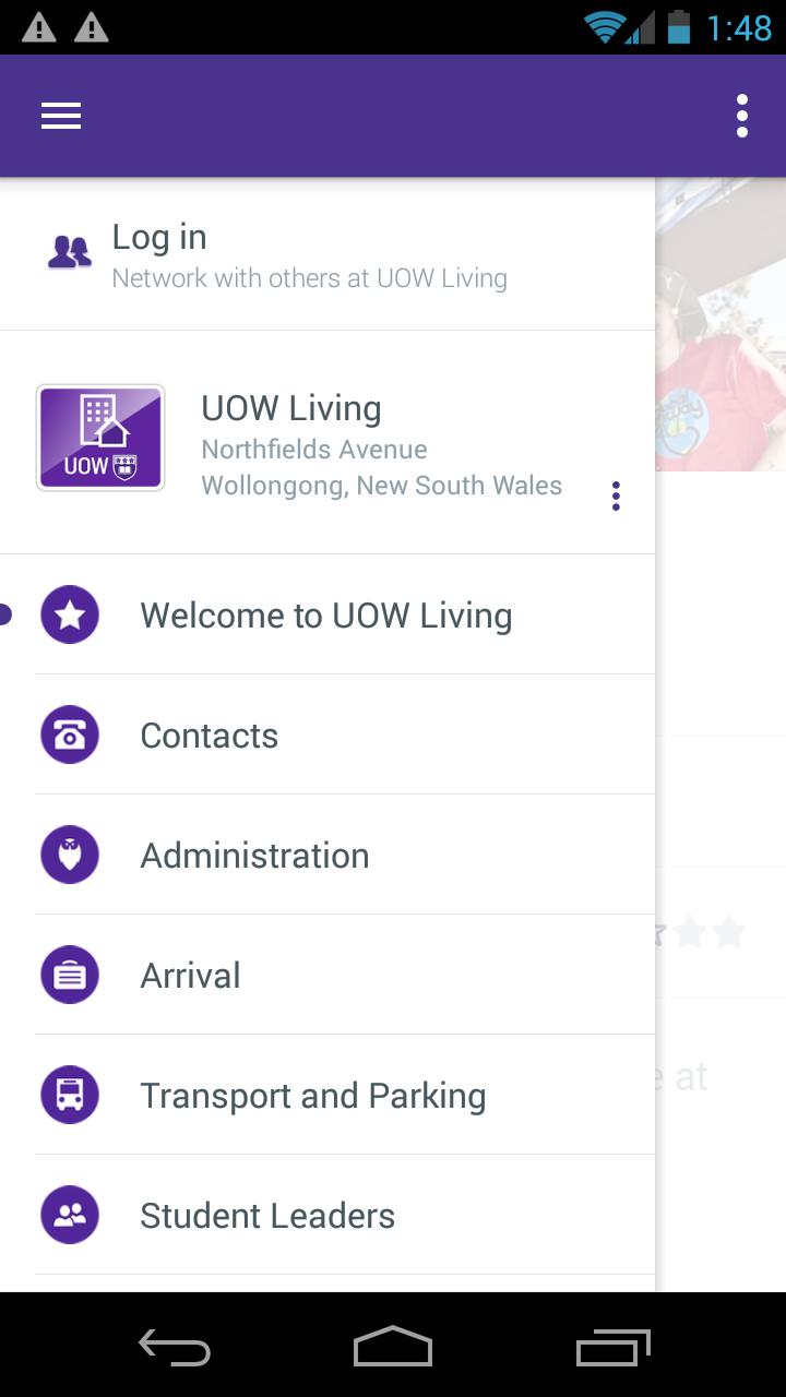 UOW Living App