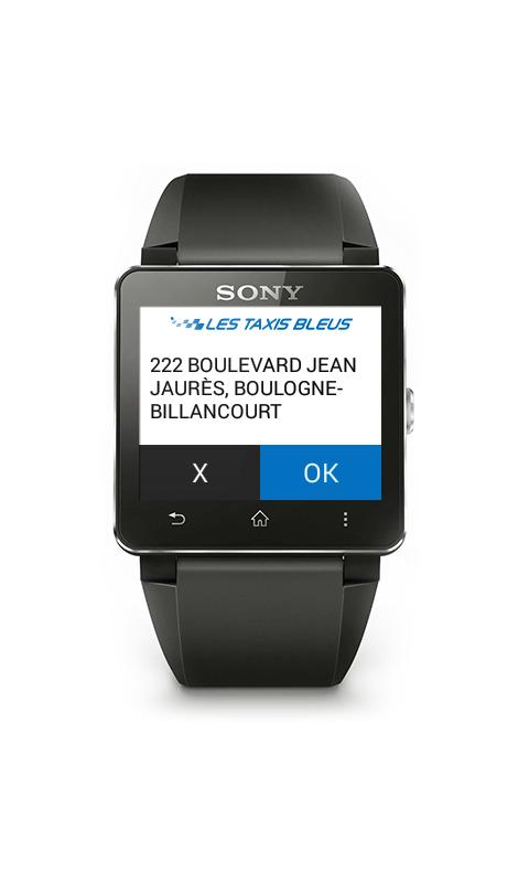 Taxis Bleus for SmartWatch 2