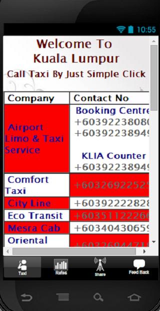 KL Call Taxi