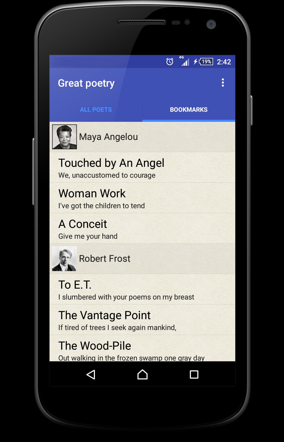 Famous poetry and poets (free)