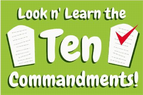 Ten Commandments 10 Commands