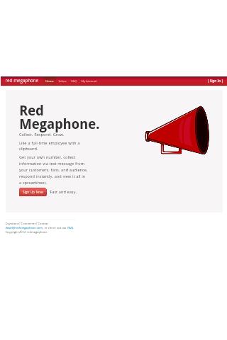 Red Megaphone