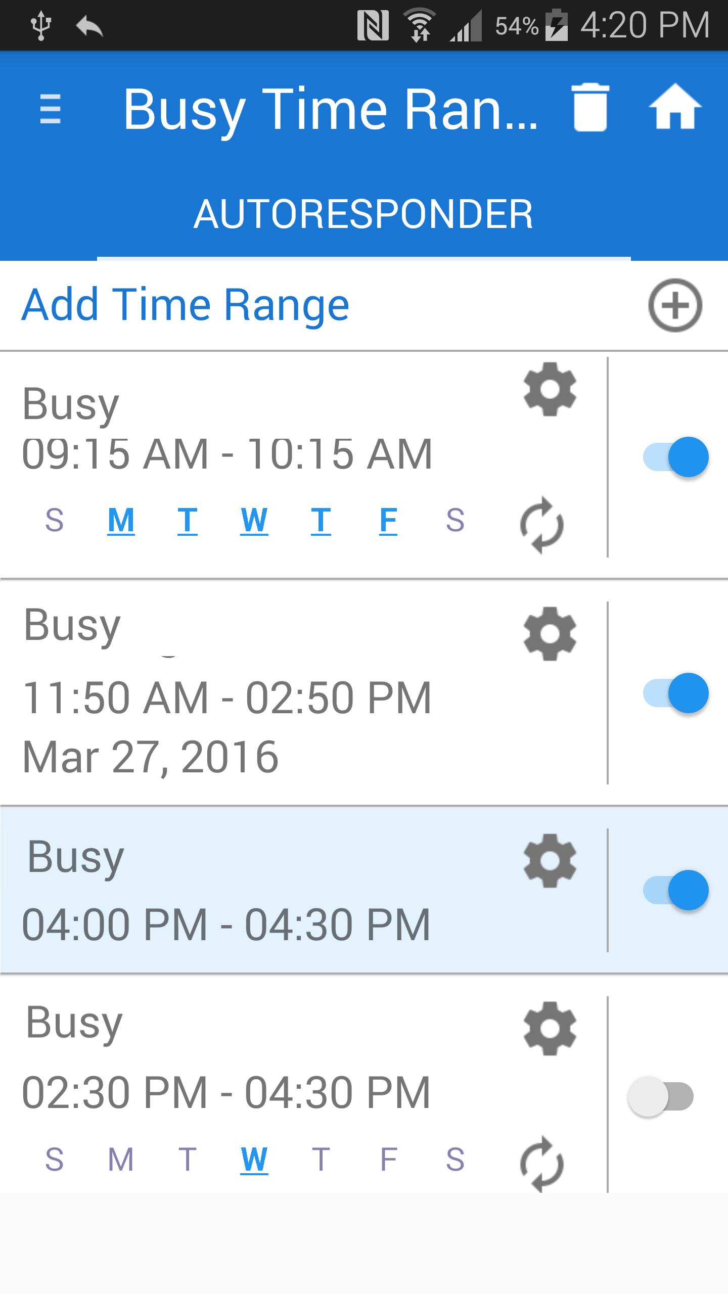 Busy SMS Text Messaging