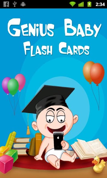 Genius Baby Flashcards 4 Kids