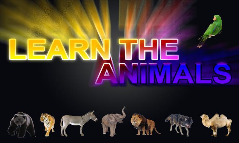 Learn The Animals