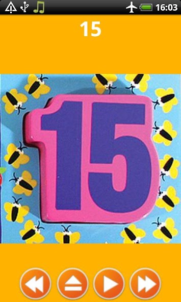 Numbers for kids flashcards