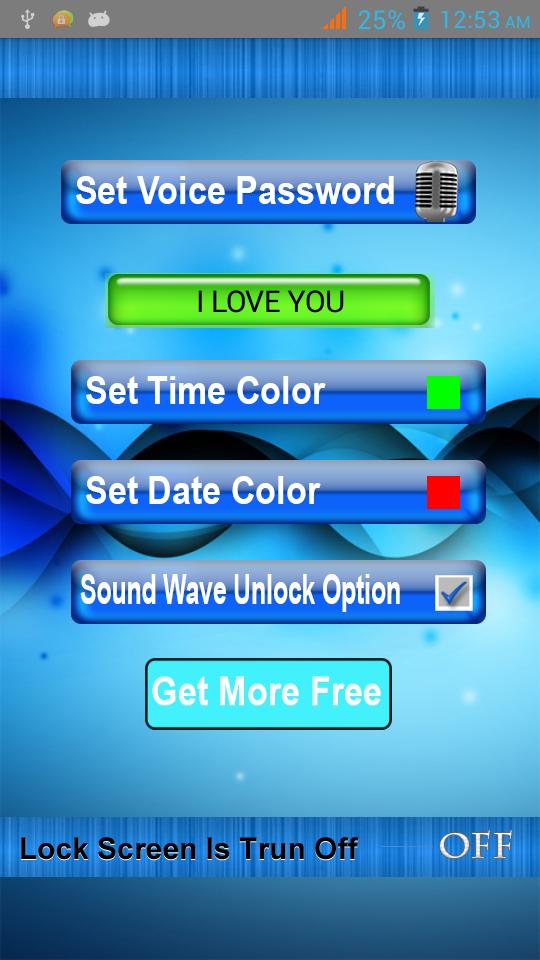 Voice Screen lock Hd