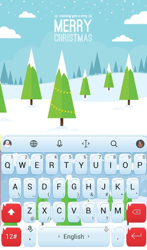 TouchPal Winter Keyboard Theme