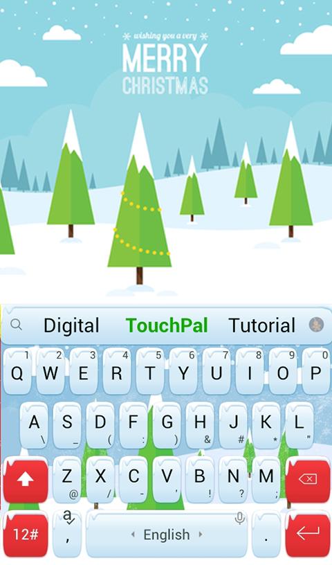 TouchPal Winter Keyboard Theme