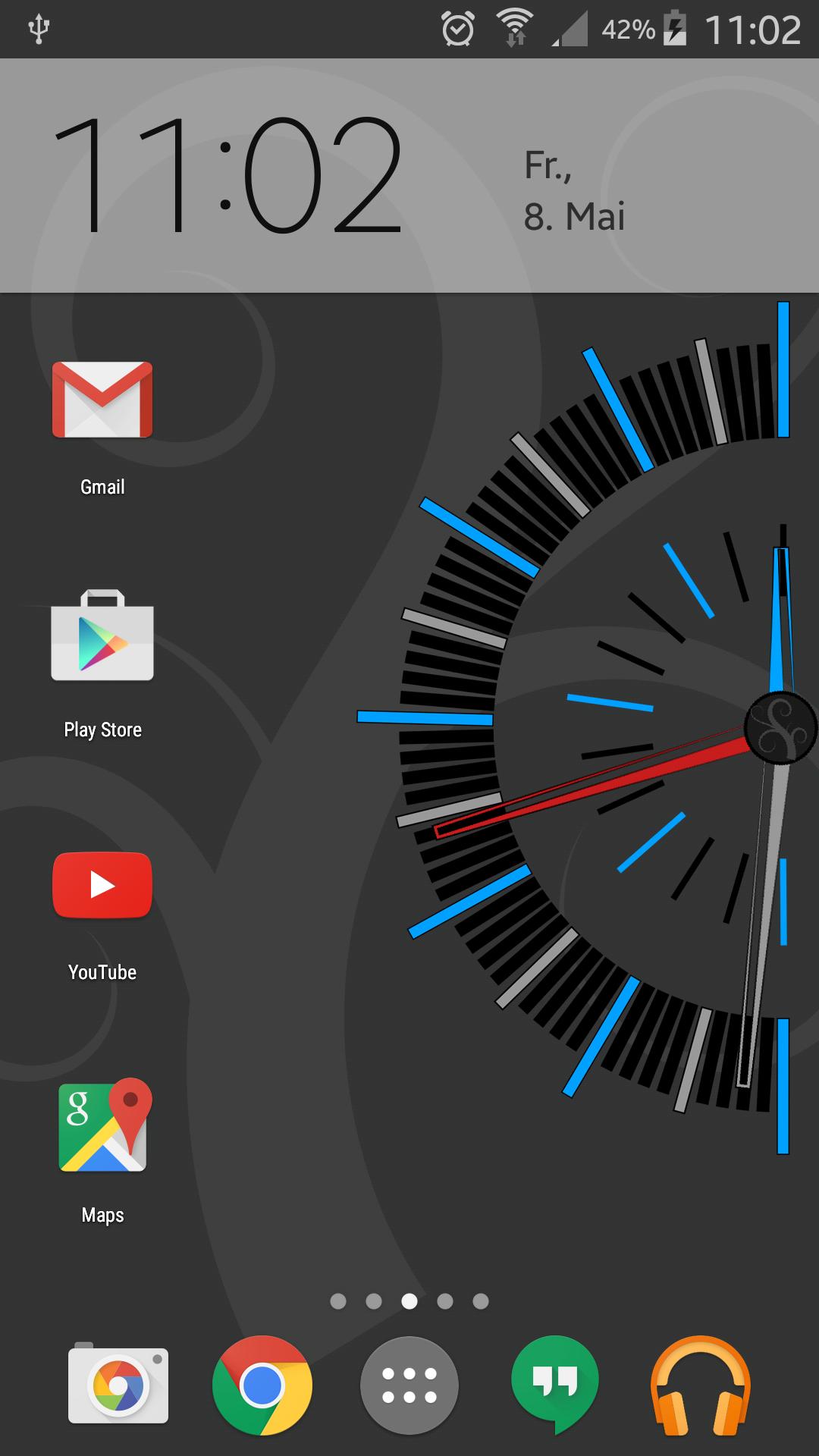 Clock 180 Live Wallpaper