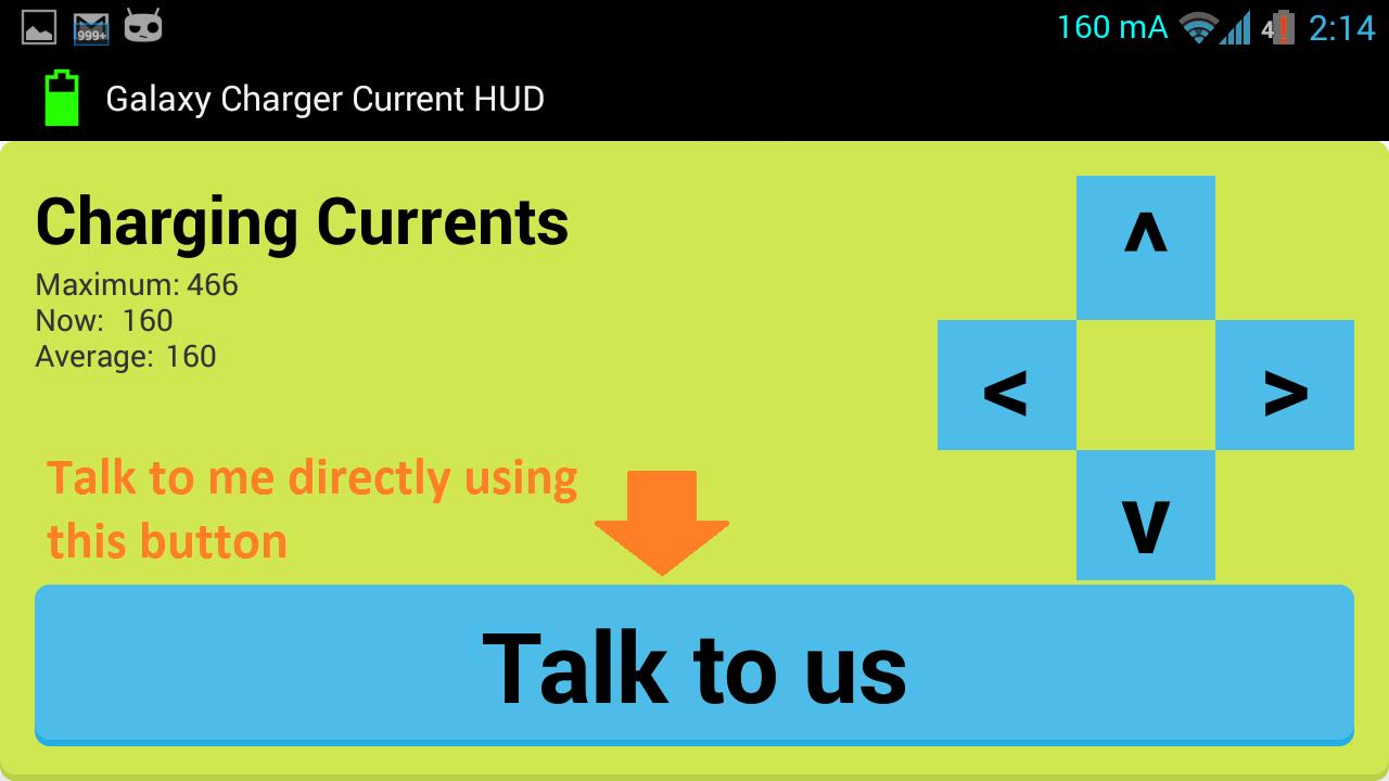 Galaxy Charger Current HUD