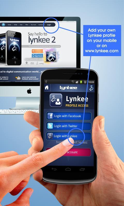 LYNKEE QR code barcode scanner