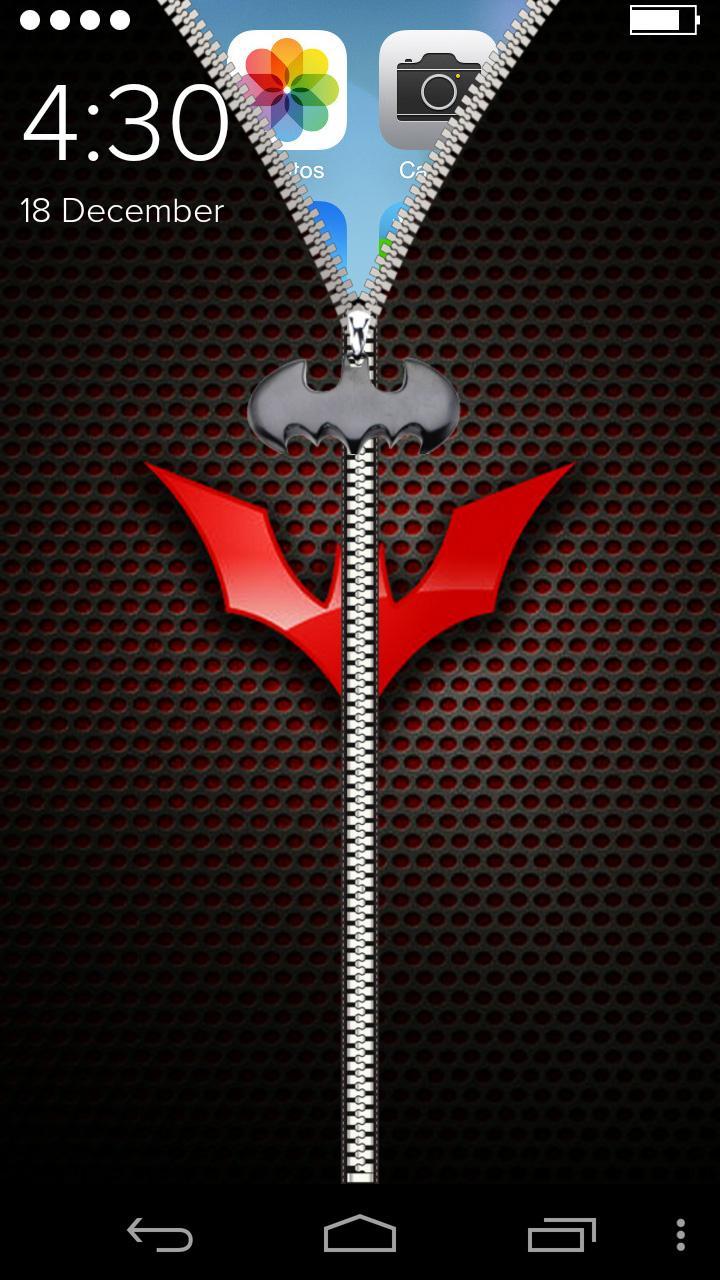 Bat Zip Lock Screen