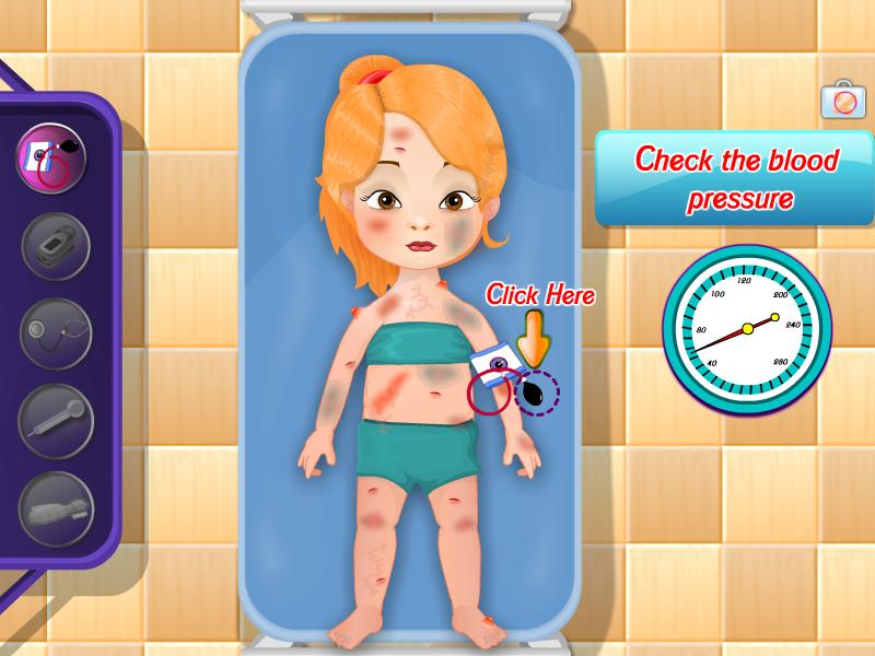 Baby Health Check Girls Games